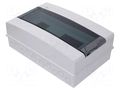 Enclosure: for modular components; IP65; light grey; ABS; 400V ELEKTRO-PLAST NASIELSK EPN-1955-01