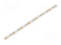 LED tape; white warm; 2835; LED/m: 120; 8mm; white PCB; IP20; 20W/m WISVA OPTOELECTRONICS HH-30KTG-2835FWNA