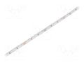 LED tape; white neutral; 3014; LED/m: 120; 6mm; IP20; 7.6W/m; 24VDC WISVA OPTOELECTRONICS HH-40KTE-3014GWNA