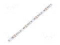 LED tape; RGB; 3535; LED/m: 60; 10mm; white PCB; IP20; 12W/m; 12VDC WISVA OPTOELECTRONICS HH-RGBGI-3535FWN