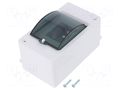 Enclosure: for modular components; IP20; white; No.of mod: 3; MINI ELEKTRO-PLAST NASIELSK EPN-2303-01
