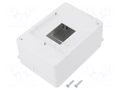Enclosure: for modular components; IP20; white; No.of mod: 4; MINI ELEKTRO-PLAST NASIELSK EPN-2304-10