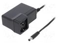 Power supply: switching; mains,plug-in; 48VDC; 1.25A; 60W; 90% MEAN WELL GEM60I48-P1J