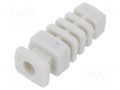Strain relief; rubber; L: 22.6mm; light grey; Øcable: 4mm KRADEX Z-4/ODG/J