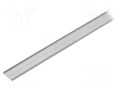 Profiles for LED modules; natural; L: 1m; FIX16; aluminium TOPMET TOP-FIX16/A-1M