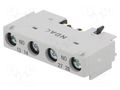 Auxiliary contacts; NO; side; Leads: screw terminals DANFOSS 047B3207