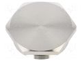 Protection cap; metal; Thread: PG29; Spanner: 40mm; with seal HARTING 09000005074