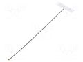 Antenna; Bluetooth,WiFi,ZigBee; 4dBi; linear; for ribbon cable MOLEX 1461530200