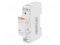 Contactor: 2-pole installation; 20A; 230VAC,230VDC; NO x2; ESB ABB ESB20-20N-06