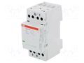 Contactor: 2-pole installation; 25A; 24VAC,24VDC; NO x2; ESB ABB ESB25-20N-01