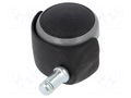 Spare part: furniture wheel; ESD; Application: for chair; 50mm RT WORK ESD-WHEEL