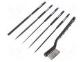 Kit: files; planisher; Overall len: 200mm; 100mm; bag; 5pcs. ENGINEER FUT.TFS-20