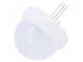 LED; red/green/yellow; 20mm; 120°; Front: convex; No.of term: 3 POLAM-ELTA CQL-410/WK