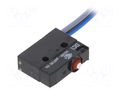 Microswitch SNAP ACTION; 6A/250VAC; without lever; SPDT; ON-(ON) ZF DC1C-C3AA
