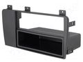Radio frame; Volvo; 2 ISO; black ACV RAM-40.167