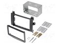 Radio frame; Mercedes; 2 DIN; black ACV RAM-40.180.3