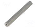 Screwed spacer sleeve; 45mm; Int.thread: M3; hexagonal DREMEC TFF-M3X45/DR144