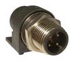 SENSOR CONN, M12, 4POS, R/A PLUG, PANEL 861-004-11SR004