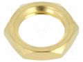 Accessories: nut; Application: SMA socket AMPHENOL RF 132-NUTSMAGLD