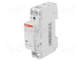 Contactor: 2-pole installation; 16A; 230VAC,230VDC; NO x2; ESB ABB ESB16-20N-06