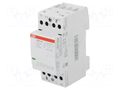 Contactor: 4-pole installation; 25A; 230÷240VAC,230÷240VDC; ESB ABB ESB25-13N-06
