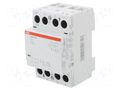 Contactor: 4-pole installation; 40A; 24VAC,24VDC; NC + NO x3 ABB ESB40-31N-01