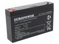 Re-battery: acid-lead; 6V; 7Ah; AGM; maintenance-free; EP EUROPOWER ACCU-EP7-6/EUR