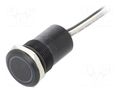 Switch: capacitive; Pos: 2; SPST-NC; 0.01A/12VDC; IP68; ON-(OFF) BULGIN BG-MC19MCBRG