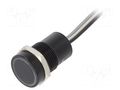 Switch: capacitive; Pos: 2; SPST-NO; 0.01A/12VDC; IP68; OFF-(ON) BULGIN BG-MC16MOBGR