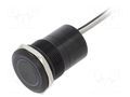 Switch: capacitive; Pos: 2; SPST-NC; 0.01A/12VDC; IP68; ON-(OFF) BULGIN BG-MC22MCBRG