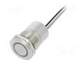 Switch: capacitive; Pos: 2; SPST-NO; 0.01A/12VDC; IP68; OFF-(ON) BULGIN BG-MC22MOSGR