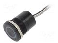 Switch: capacitive; Pos: 2; SPST-NC; 0.01A/12VDC; IP68; ON-(OFF) BULGIN BG-MC25MCBRG