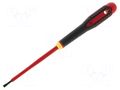 Screwdriver: insulated; slot; 3.5x0.6mm; Blade length: 100mm BAHCO SA.BE8230S