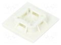 Holder; screw,self-adhesive; polyamide; white; Ht: 5.1mm; L: 25.4mm PANDUIT ABM100-A-C