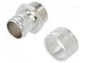 Straight terminal connector; Thread: metric,outside; brass; IP54 ANAMET EUROPE FCD/FCE20-M20-FF