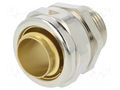 Straight terminal connector; Thread: metric,inside; brass; IP40 ANAMET EUROPE FCEN20-M20-CF