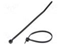 Cable tie; L: 99mm; W: 2.5mm; black; polyamide; 80N; Ømax: 22mm PANDUIT PLT1M-C0