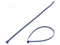 Cable tie; with metal; L: 292mm; W: 4.8mm; blue; polypropylene; 133N PANDUIT PLT3S-C186