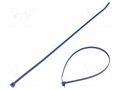 Cable tie; with metal; L: 366mm; W: 4.8mm; blue; polypropylene; 133N PANDUIT PLT4S-C186