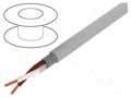 Wire; Li2YCY-TP; 1x2x0.34mm2; shielded,tinned copper braid; PVC LAPP LI2YCY-TP1X2X0.34