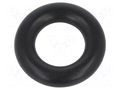 O-ring gasket; NBR caoutchouc; Thk: 3mm; Øint: 7mm; black ORING USZCZELNIENIA TECHNICZNE O-7X3-70-NBR