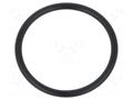 O-ring gasket; NBR caoutchouc; Thk: 2mm; Øint: 25mm; black ORING USZCZELNIENIA TECHNICZNE O-25X2-70-NBR