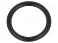 O-ring gasket; NBR caoutchouc; Thk: 2.5mm; Øint: 17mm; black ORING USZCZELNIENIA TECHNICZNE O-17X2.5-70-NBR