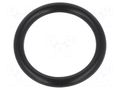 O-ring gasket; NBR caoutchouc; Thk: 2.5mm; Øint: 17mm; black ORING USZCZELNIENIA TECHNICZNE O-17X2.5-70-NBR
