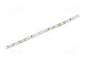 LED tape; white cold; 2216; LED/m: 140; 3.5mm; white PCB; IP20 WISVA OPTOELECTRONICS HH-50KUA-2216GWNB