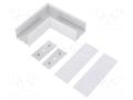 Connector 90°; white; aluminium; VARIO30-02 TOPMET TOP-V4670001