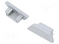 Connector 90°; white; aluminium; VARIO30-02 TOPMET TOP-V4680001