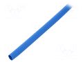 Heat shrink sleeve; glueless,flexible; 2: 1; 6.4mm; L: 10m; blue TE Connectivity CGPT-6.4/3.2-6-10