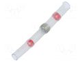 Tip: solder sleeve; insulated; 0.8÷2mm2; soldering; for cable; red TE Connectivity 470037-000