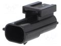 Connector: automotive; plug; male; Econoseal III .070 Series TE Connectivity 344274-1